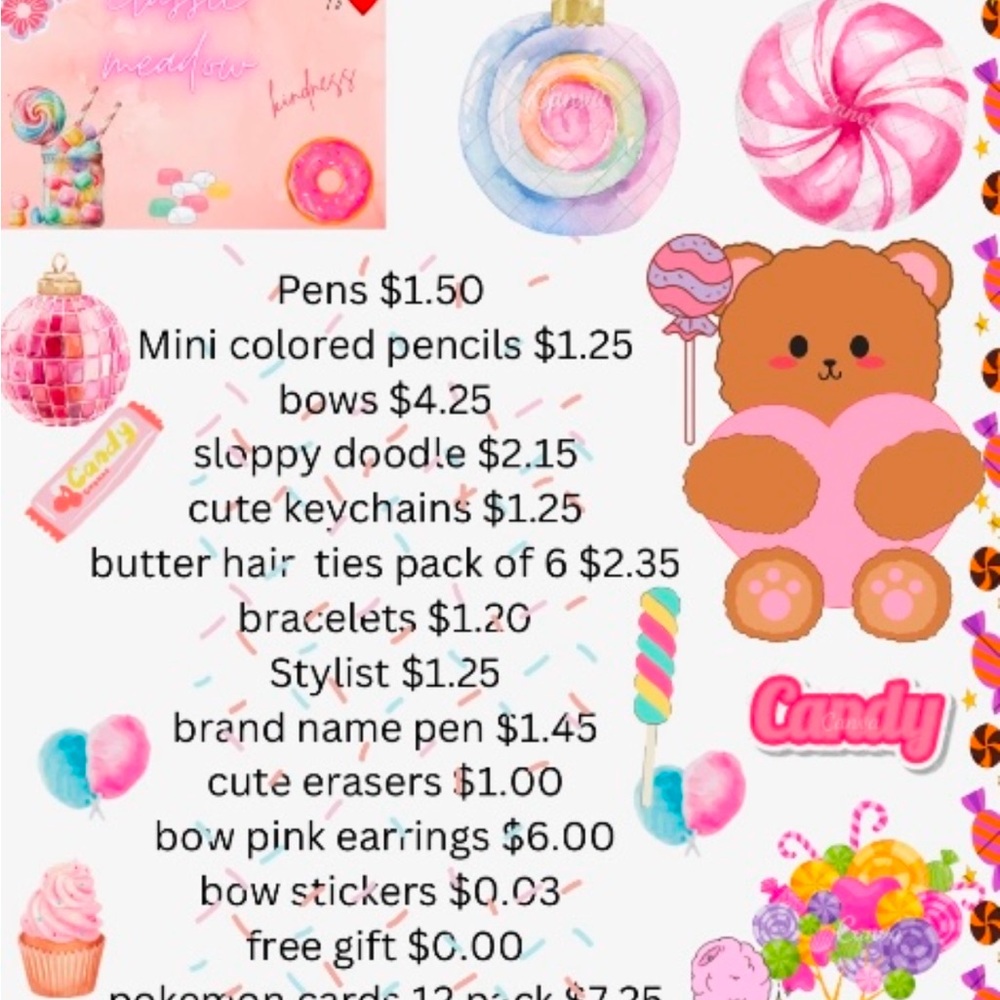 Colorful Kids' Hair Ties Pack